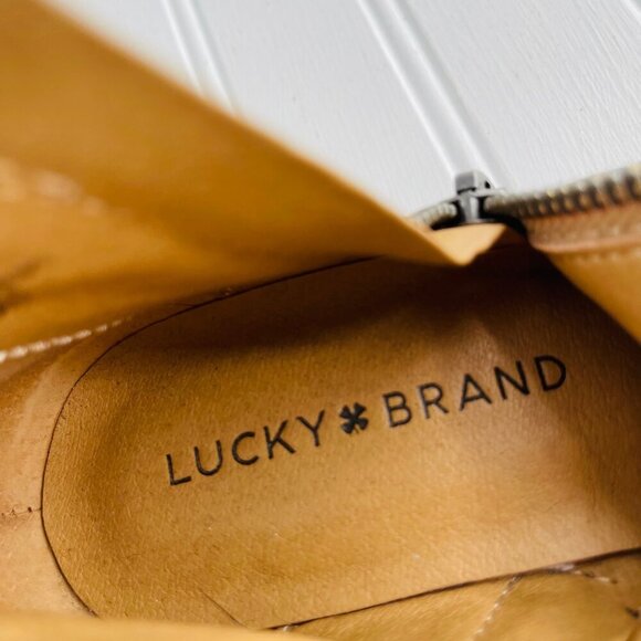 Lucky Brand Womens Leopard Print Ankle Boots Size 7.5 - Picture 2 of 3